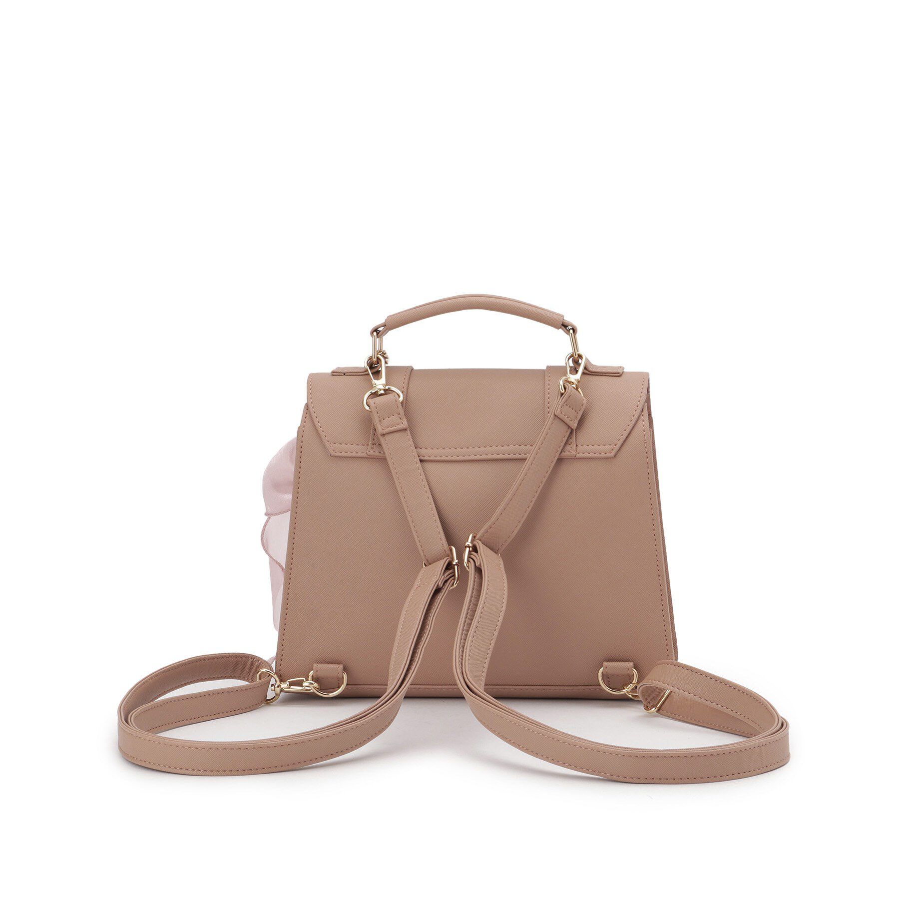 PINK-latte「リボンチャーム付きガーリーサッチェル」|ショルダー・メッセンジャー|