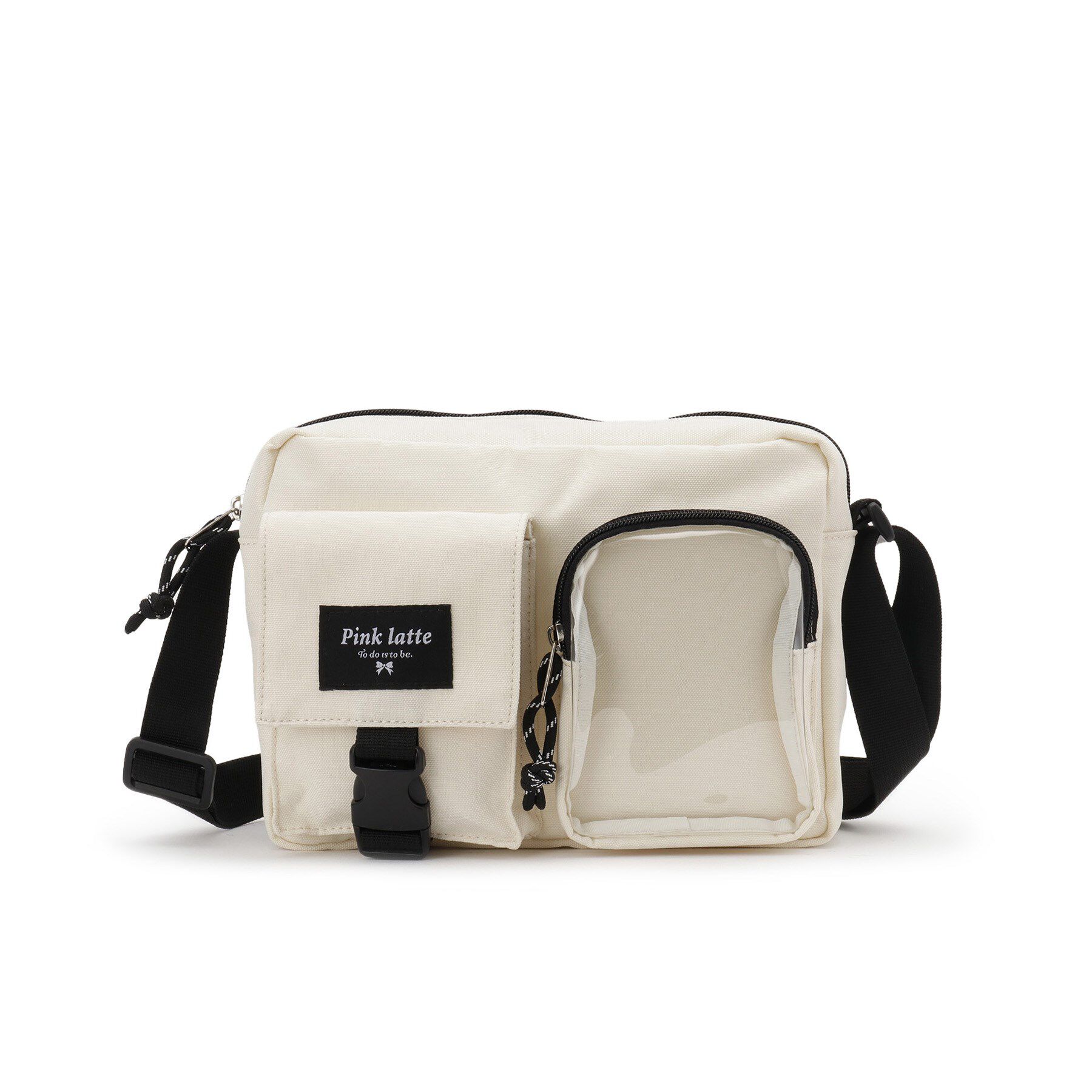 PINK-latte「Wポケカジュアルショルダー」|ショルダー・メッセンジャー|