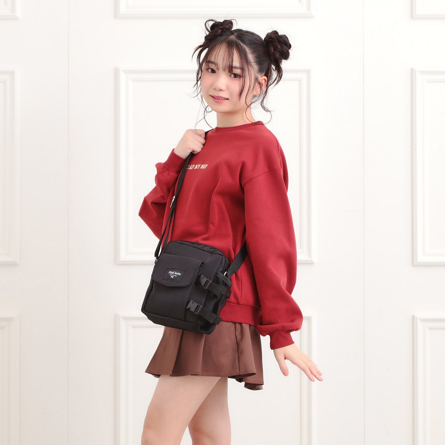 PINK-latte「ボトルホルダーショルダー」|ショルダー・メッセンジャー|