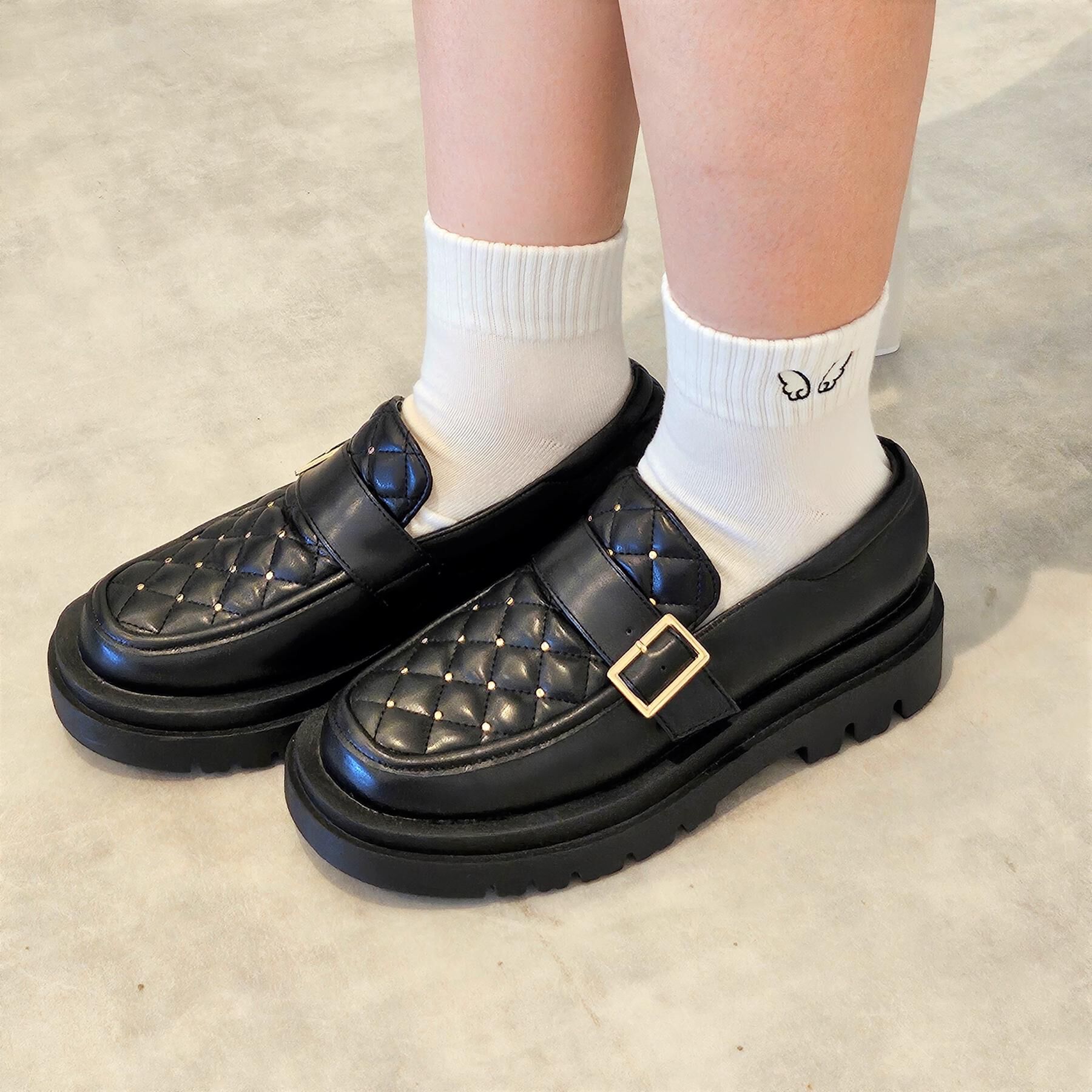 PINK-latte「ワンポイントアソートソックス」|ソックス|ホワイト(401)