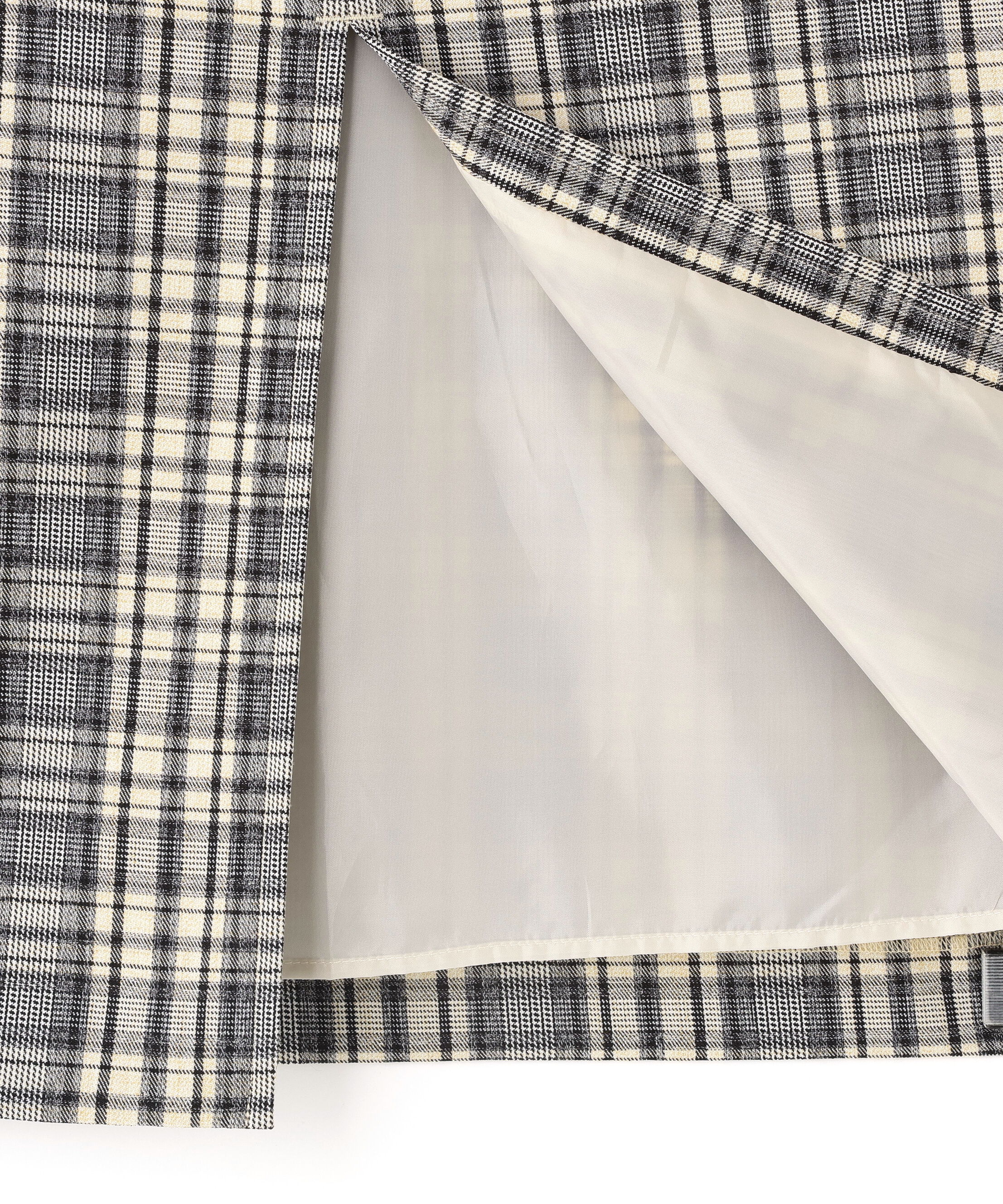  「ﾊｲｳｴｽﾄﾁｪｯｸﾅﾛｰｽｶｰﾄ《ﾌﾞﾗｳﾝ系:LUMINE･LUCUA･official s」|スカート|