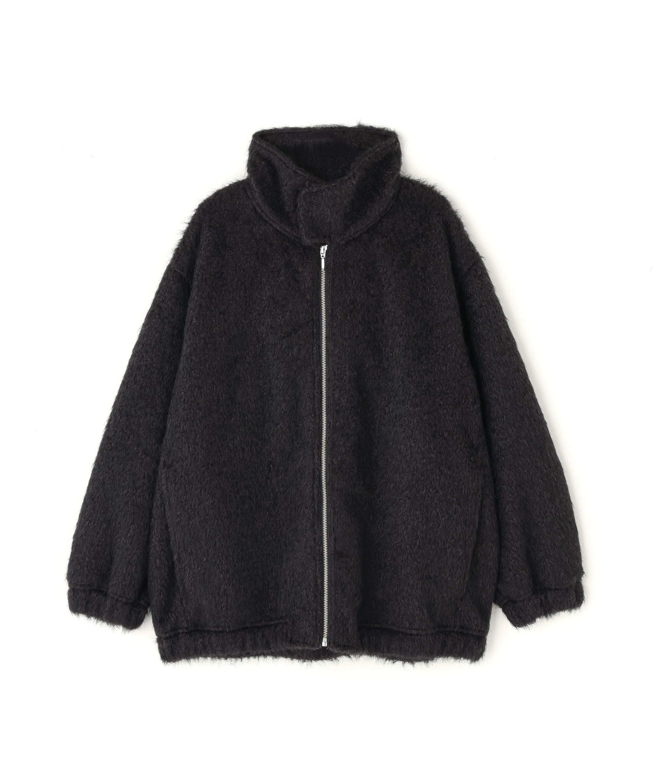  「スタンドネックシャギーブルゾン」|ブルゾン・スタジャン|