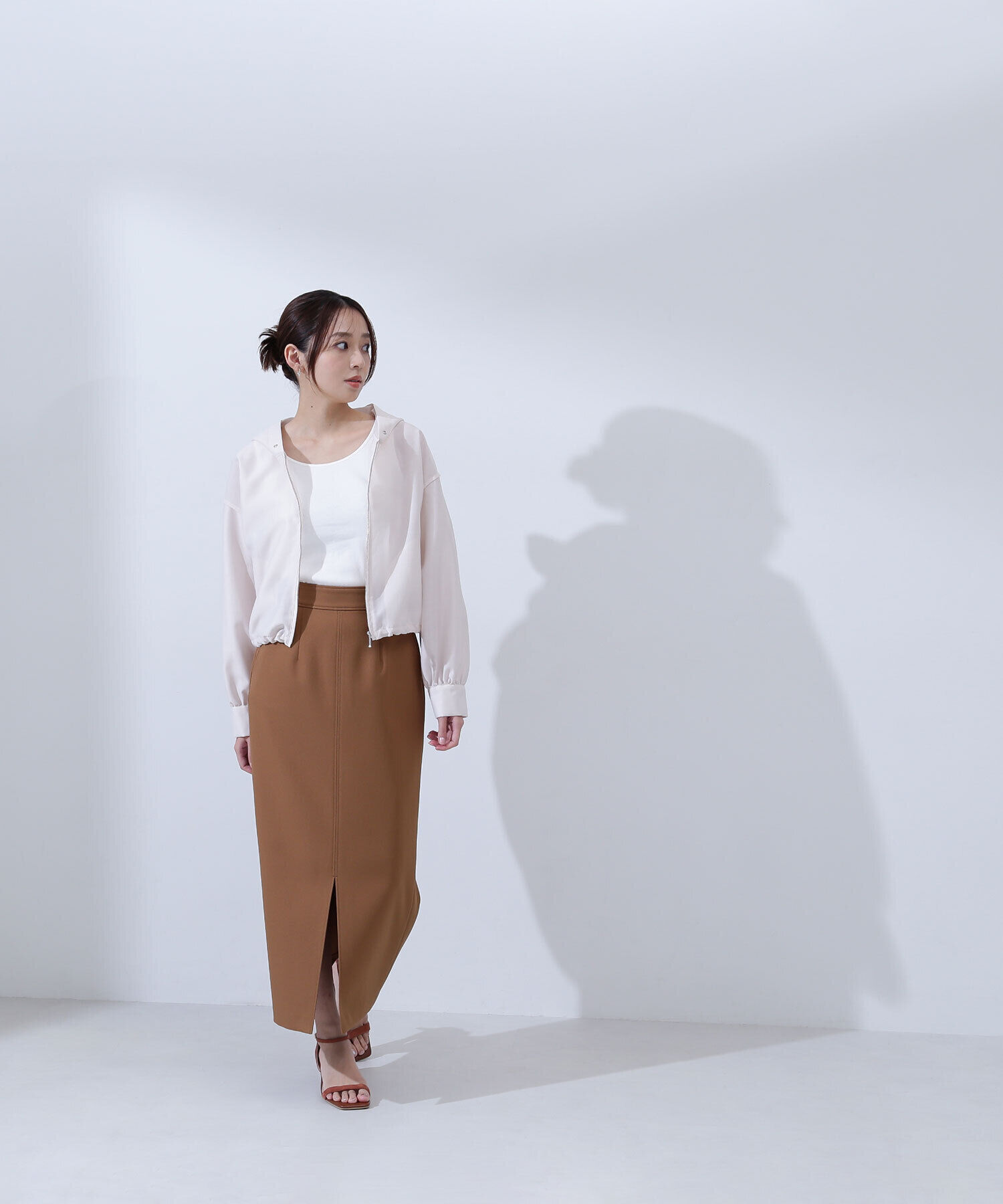  「シアーフォルムフーディーブルゾン」|ブルゾン・スタジャン|