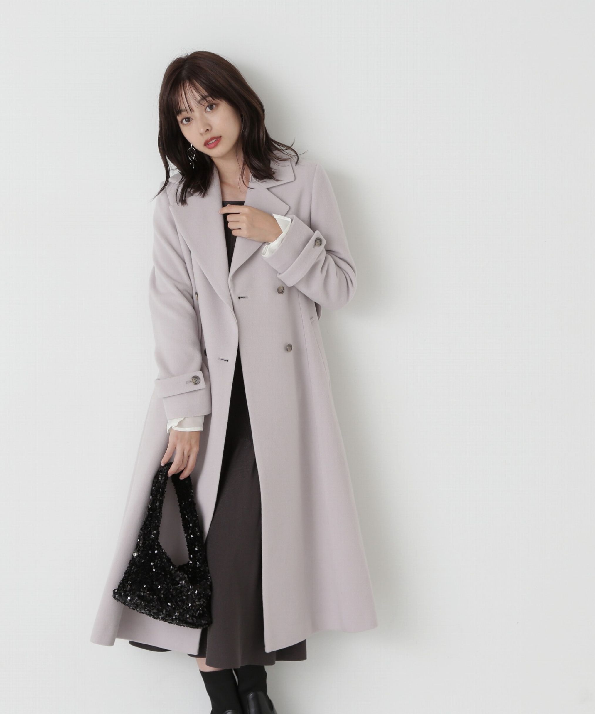 PROPORTION BODY DRESSING「マーメイドドッキングスリーブニットワンピース」|ワンピース|