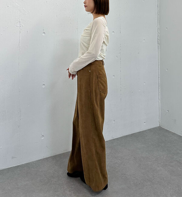 archives「シアーベロアギャザーワンショルＴＯＰＳ」|Tシャツ・カットソー|