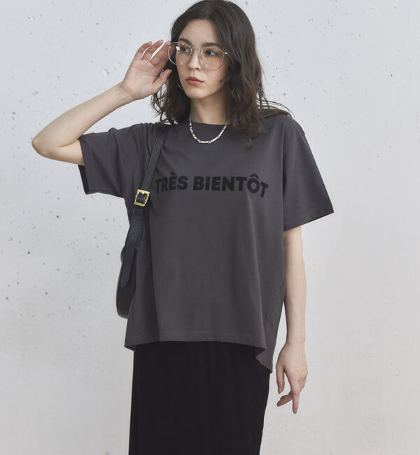 Doux archives「フロッキーロゴＴｅｅ」|Tシャツ・カットソー|CHARCOAL GRAY