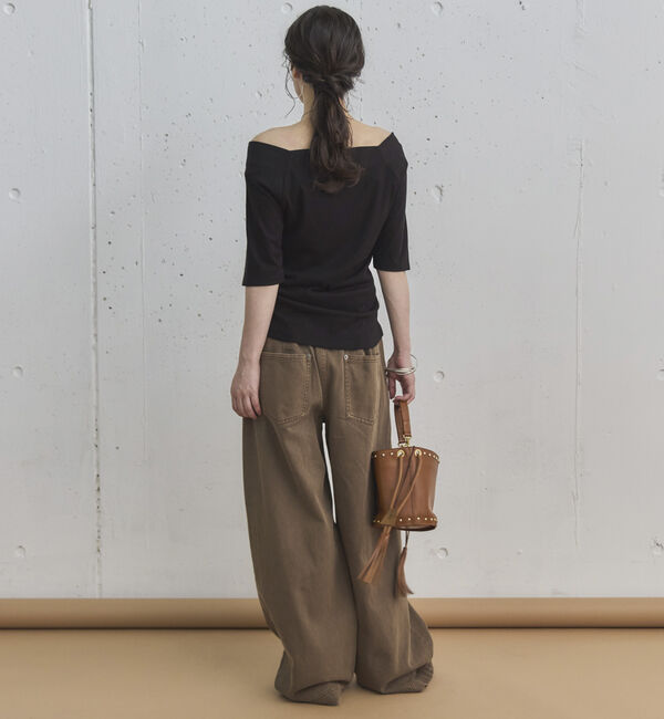 Doux archives「オフショル５分袖カットソー」|Tシャツ・カットソー|