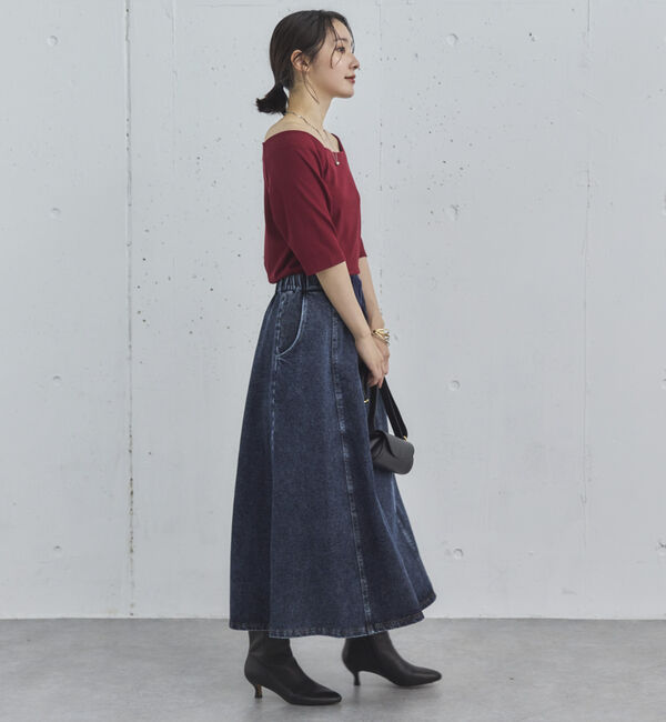 Doux archives「オフショル５分袖カットソー」|Tシャツ・カットソー|