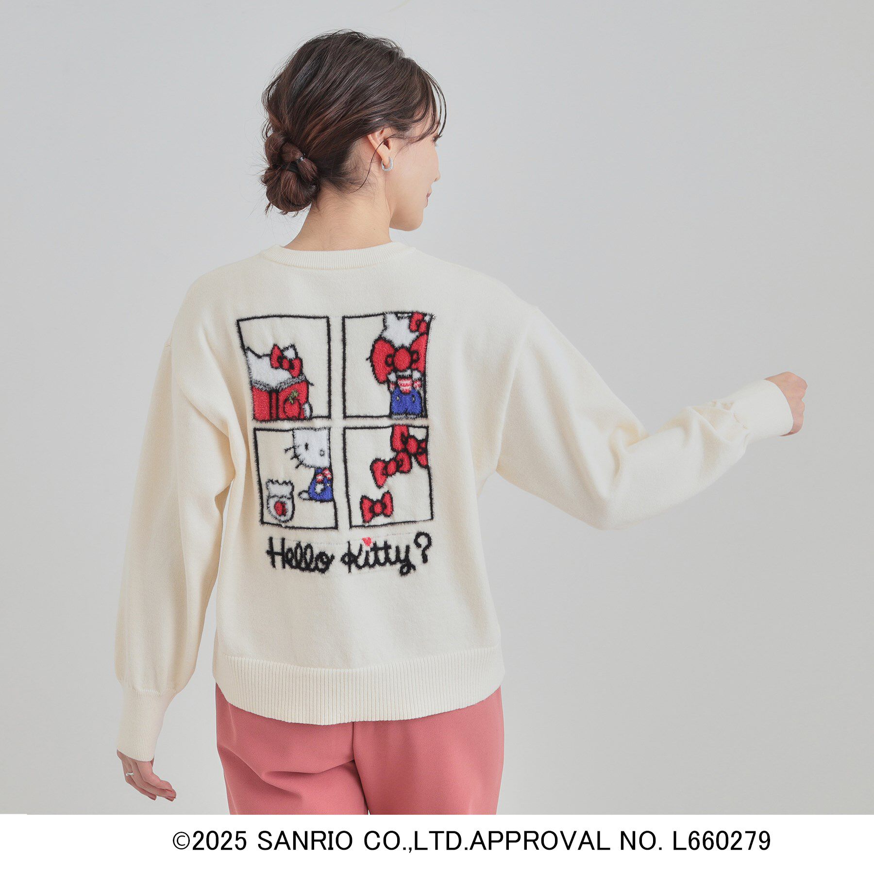 SHOO･LA･RUE「【HELLO KITTY コラボ】スウェットライクニット」|ニット・セーター|