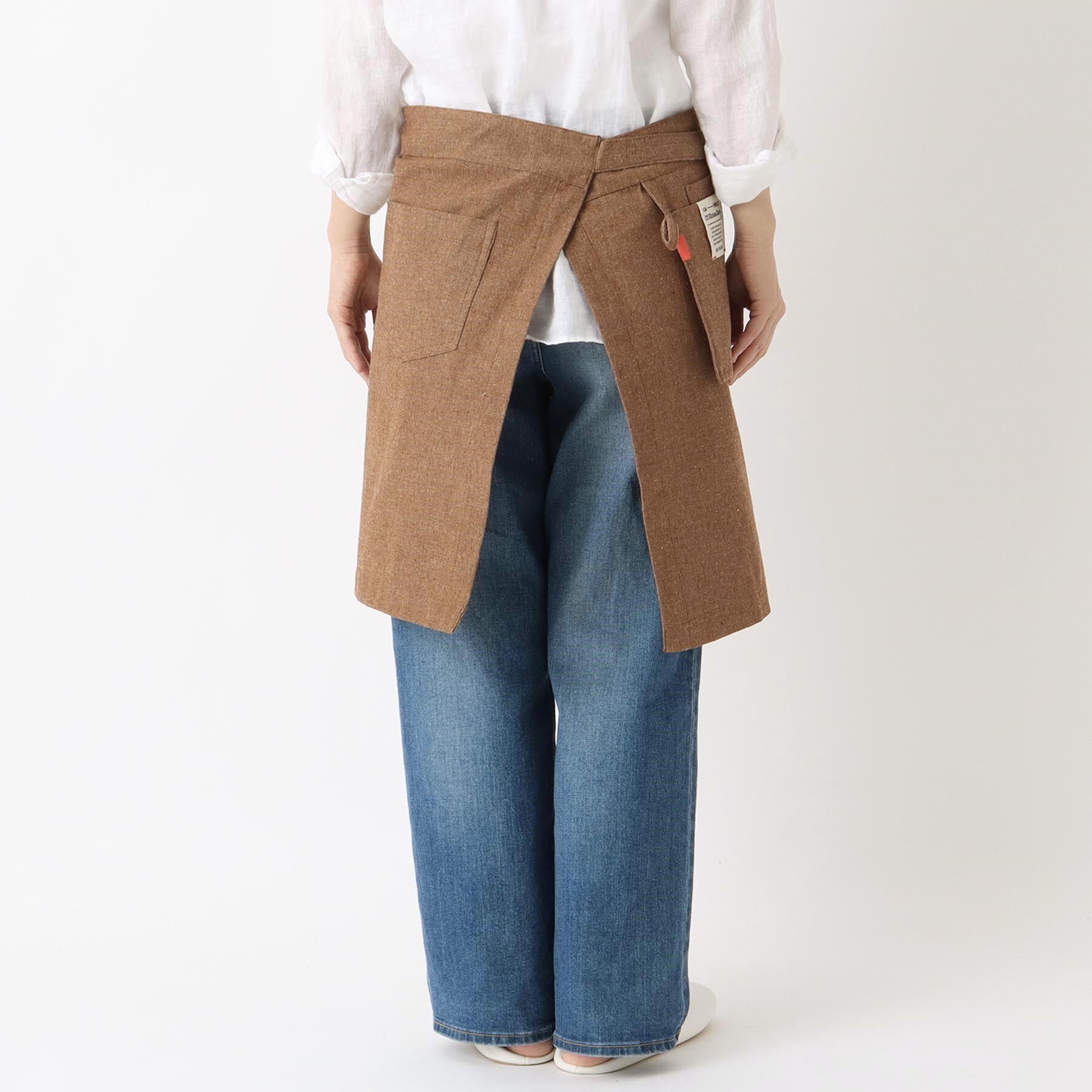 212 KITCHEN STORE「ギャルソンエプロン リサイクルコットン アーモンド」|食器・キッチングッズ|