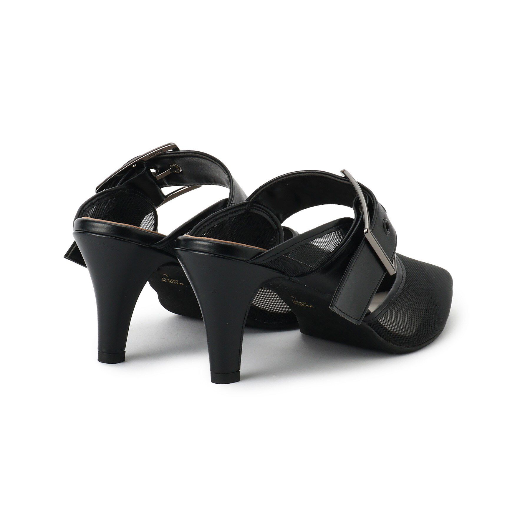 ESPERANZA「バックルベルトメッシュミュール」|パンプス|