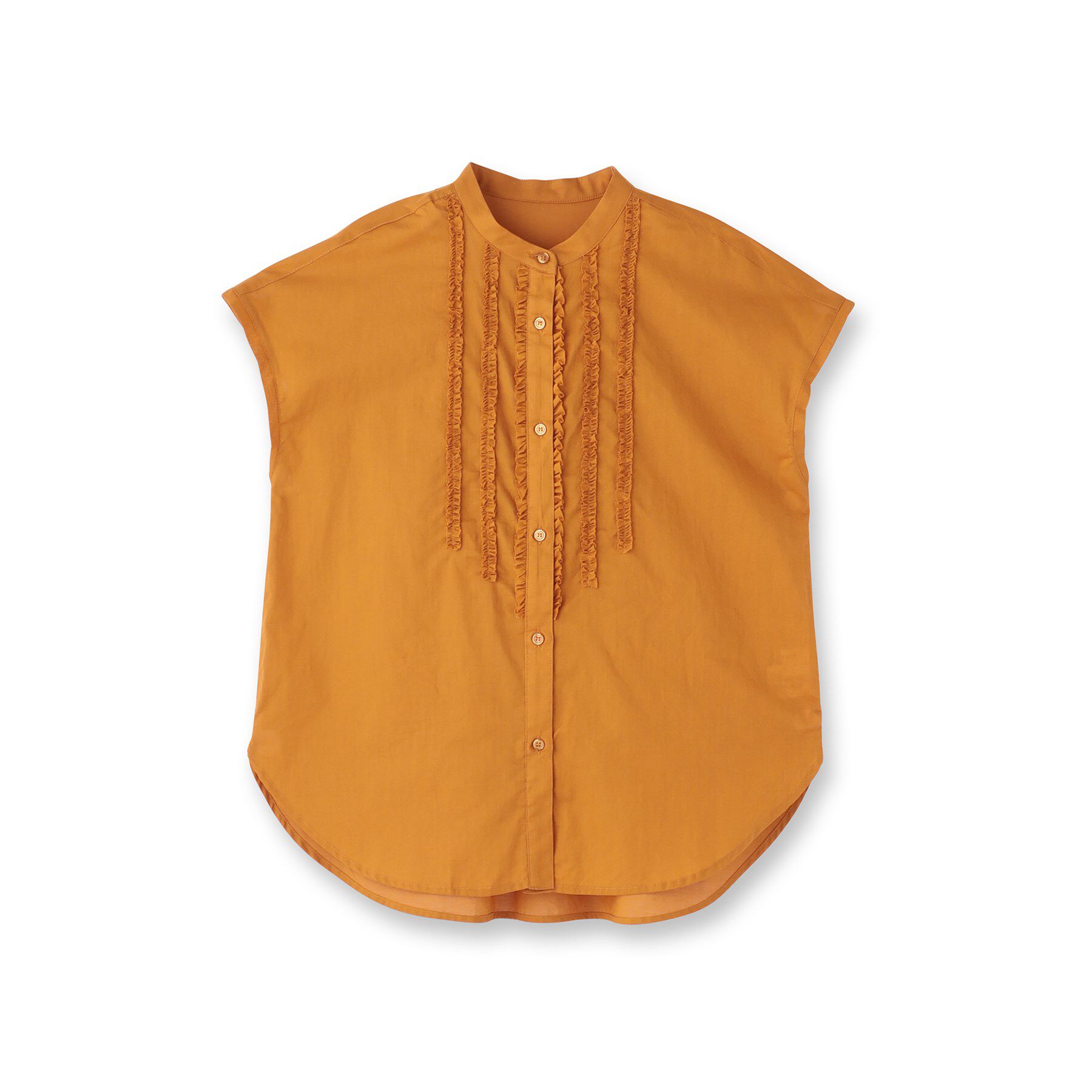 SunaUna「【コンパクトフリル／3色展開】フレンチスリーブブラウス」|シャツ・ブラウス|