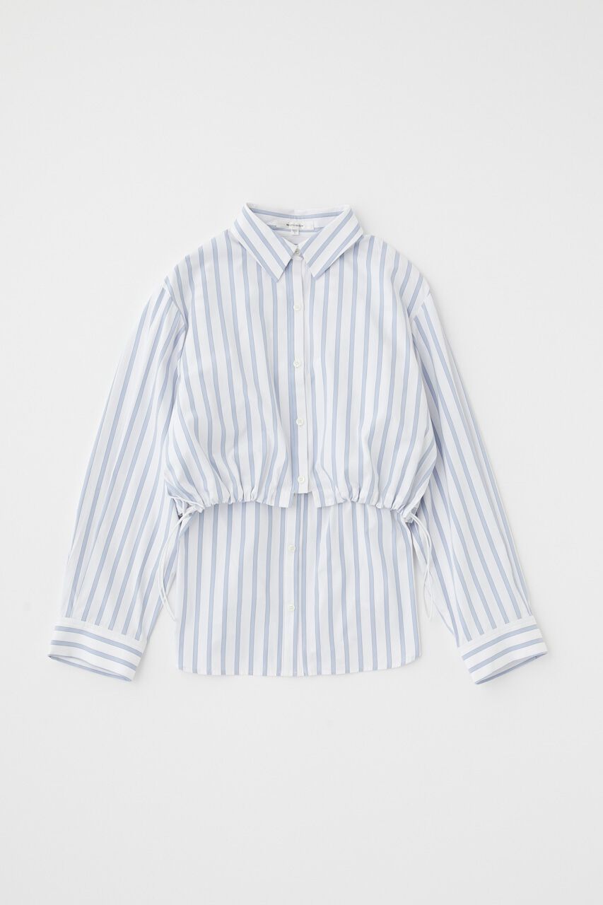 MOUSSY「LAYERED シャツ」|シャツ・ブラウス|WHT