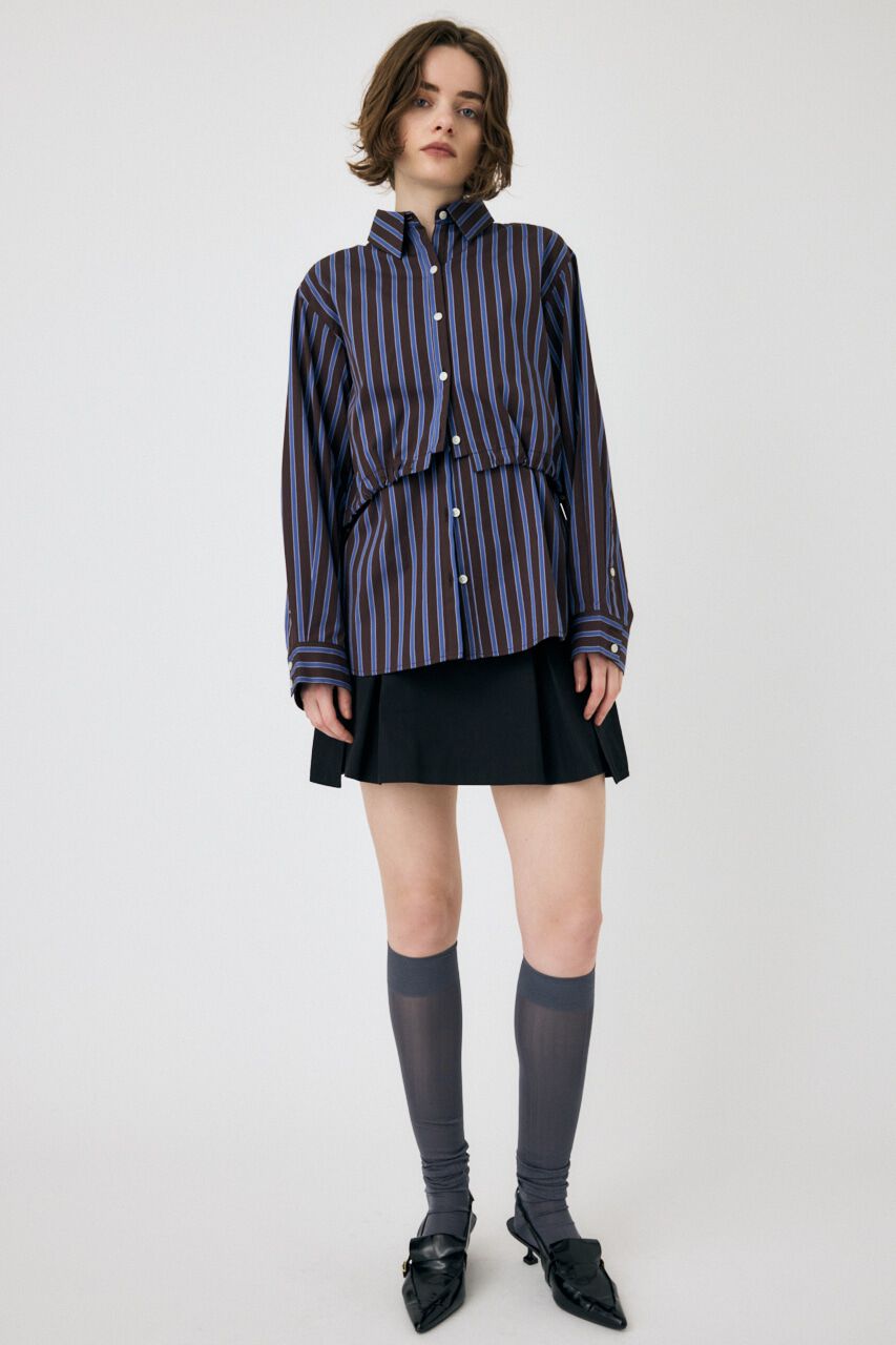 MOUSSY「LAYERED シャツ」|シャツ・ブラウス|