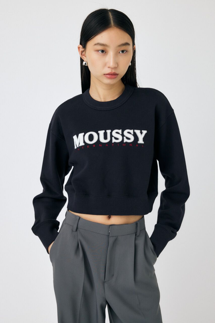 MOUSSY「MOUSSY TWILL アップリケ プルオーバー」|パーカー|BLK