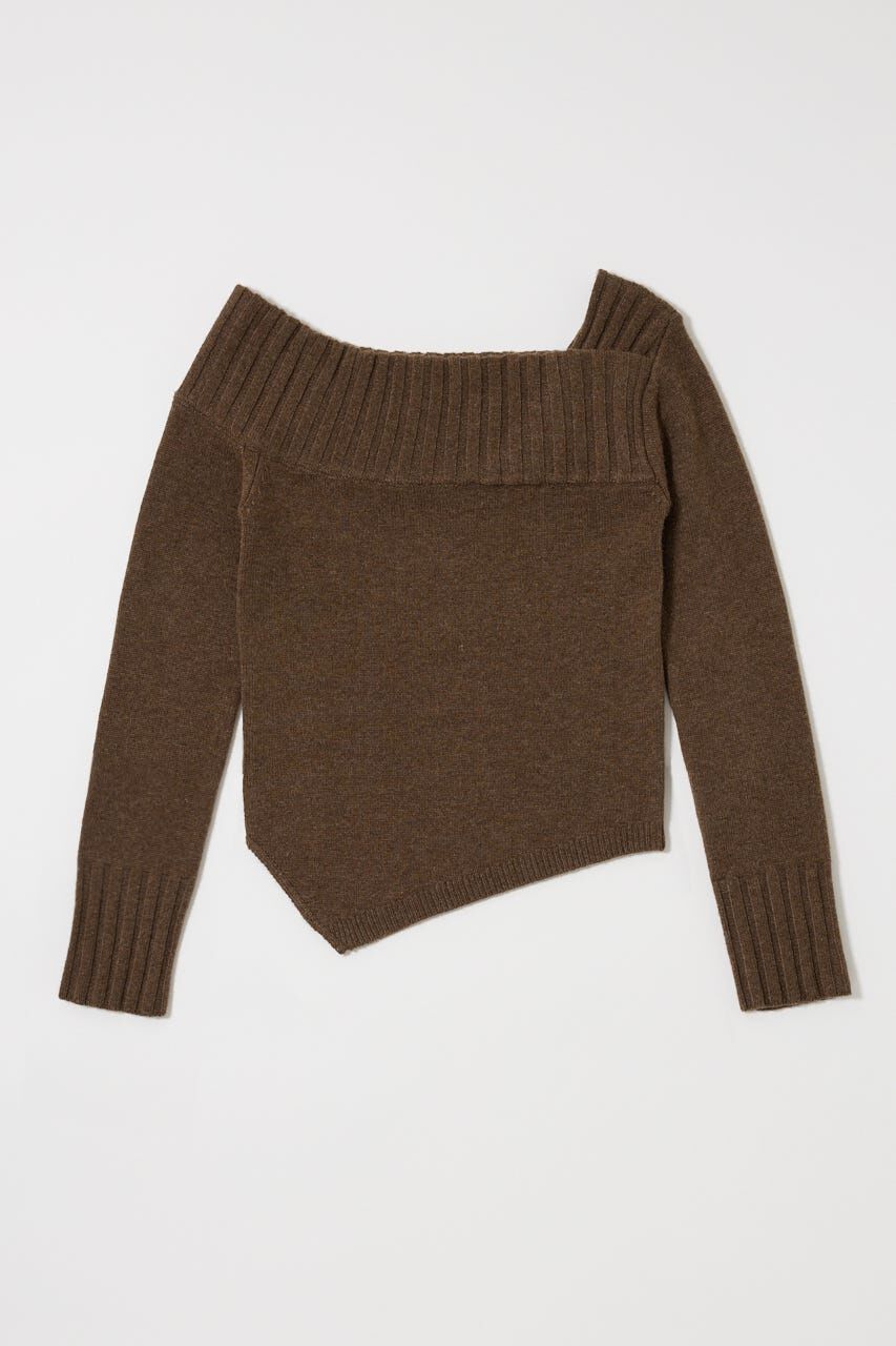 MOUSSY「ASYMMETRY トップス」|ニット・セーター|