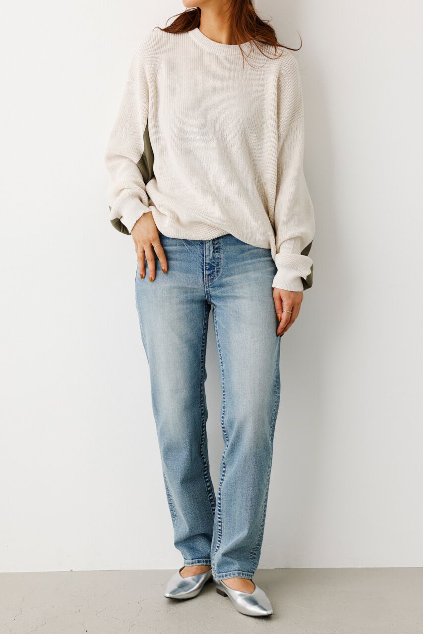 RODEO CROWNS「Rough Chic slim straight」|デニム|L/BLU1