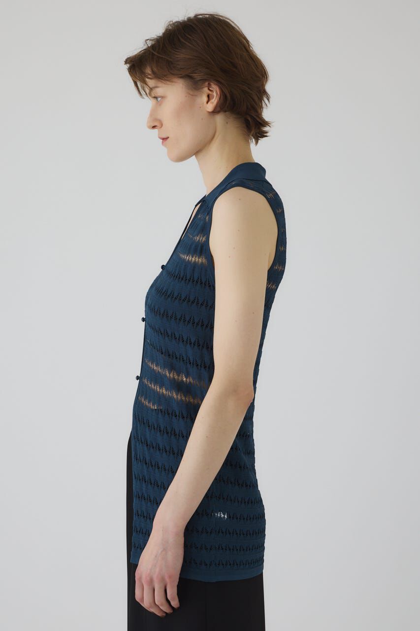 RIM.ARK 「Crochet collar knit tops」|ニット・セーター|