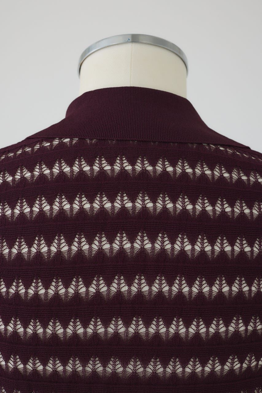 RIM.ARK 「Crochet collar knit tops」|ニット・セーター|