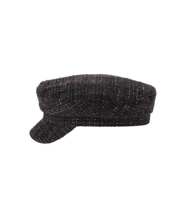dazzlin「ラメツイードキャスケット」|キャップ・キャスケット|