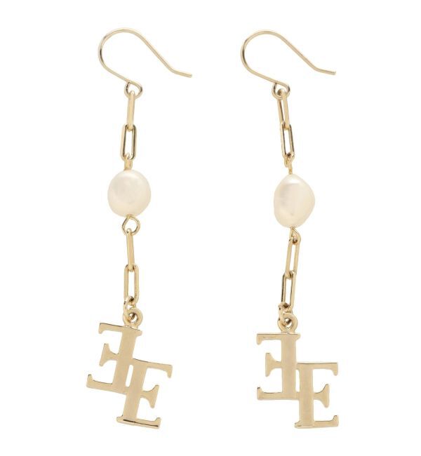 EMODA「ポイントマークチェーンピアス」|ピアス|