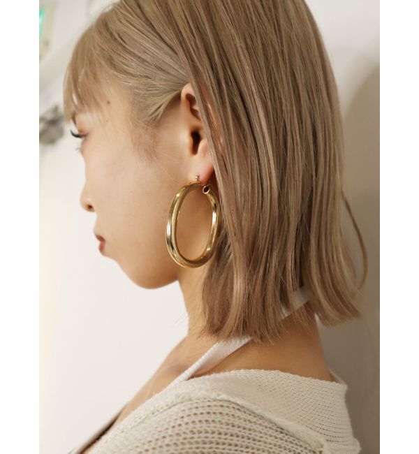 EMODA「タンクボリュームフープピアス」|ピアス|
