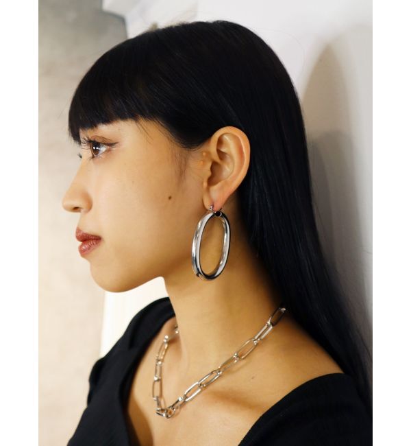 EMODA「タンクボリュームフープピアス」|ピアス|