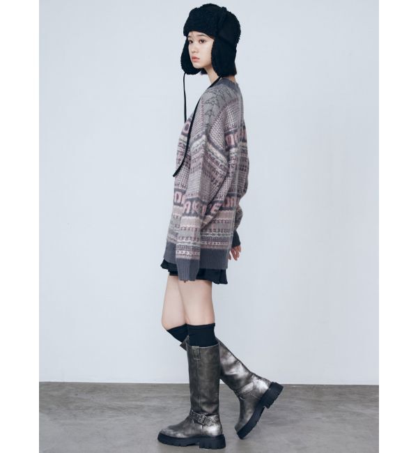 EMODA「ノルディックパターンオーバーニット」|ニット・セーター|