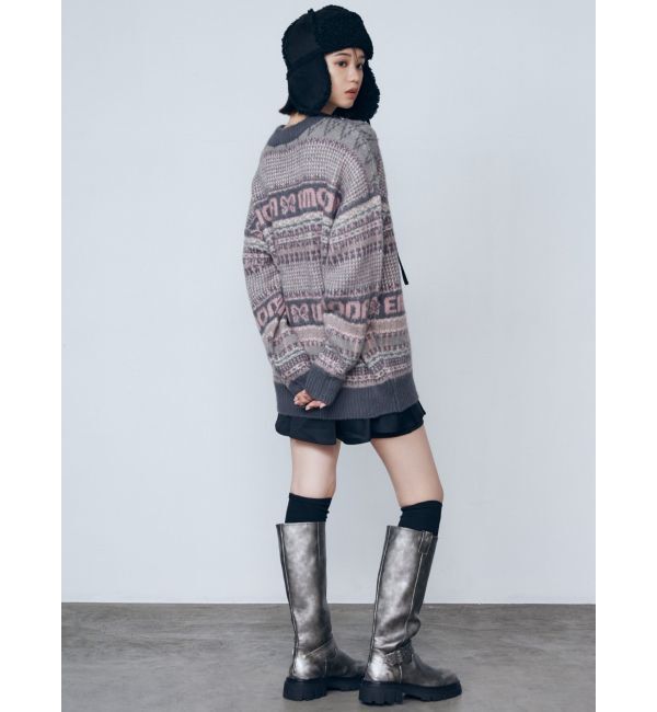 EMODA「ノルディックパターンオーバーニット」|ニット・セーター|