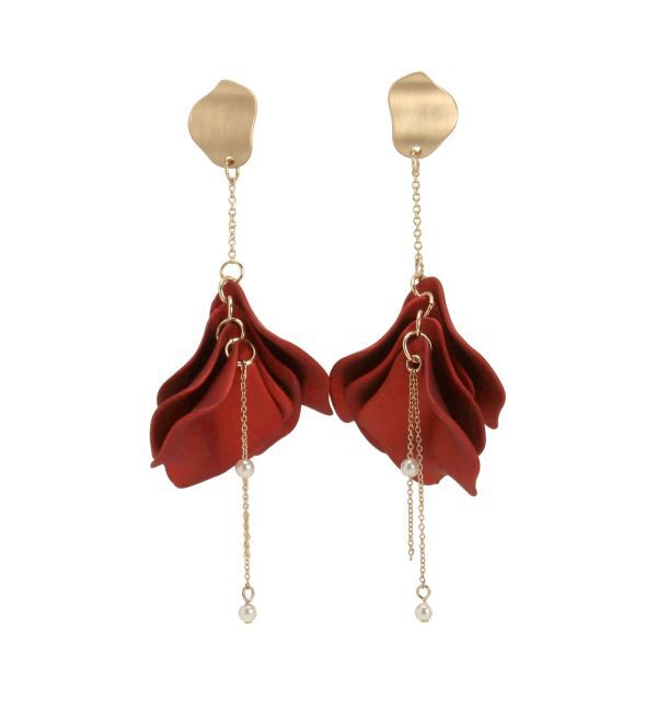 MERCURYDUO「ペタルドロップピアス」|ピアス|