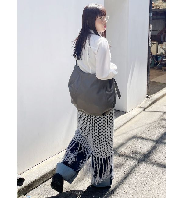 MURUA「メタリッククロシェスカート」|スカート|