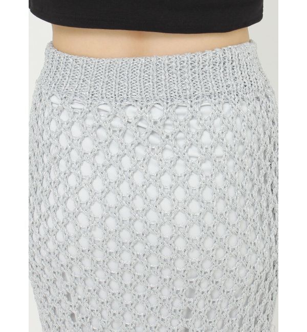 MURUA「メタリッククロシェスカート」|スカート|