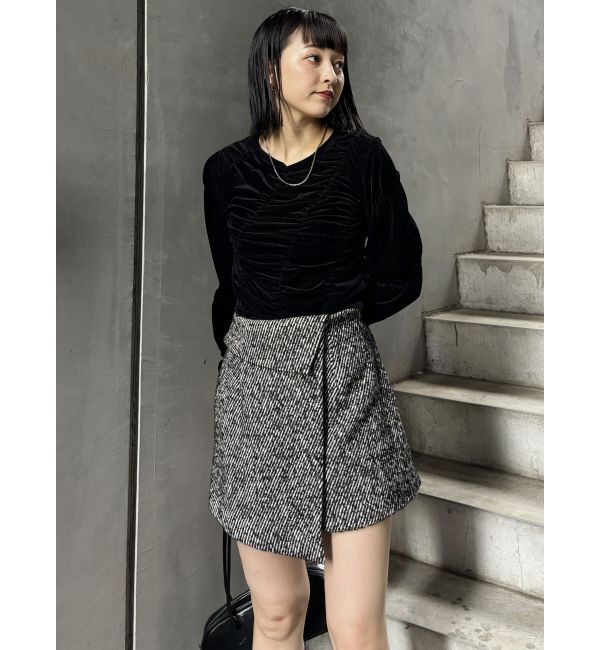 MURUA「ツイードキュロット」|スカート|