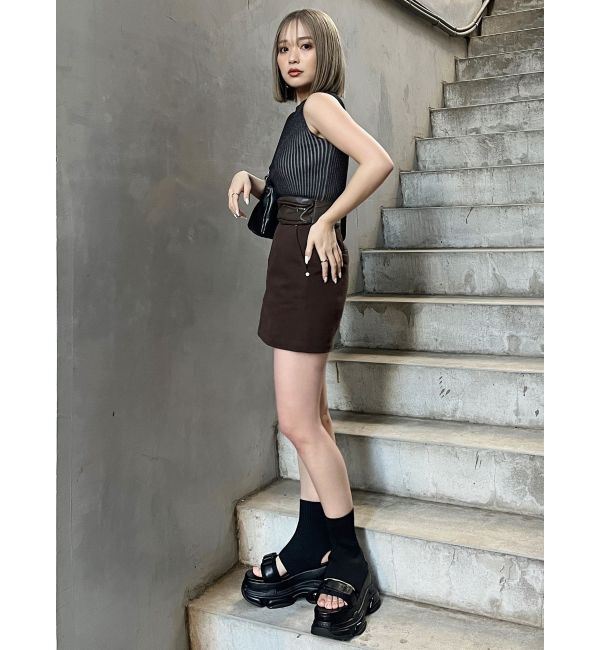 MURUA「エアプラットフォームソックサンダル」|サンダル|