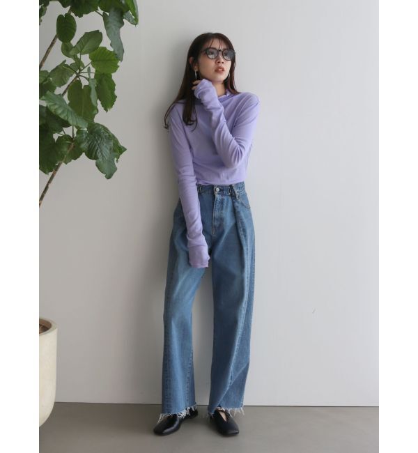 Ungrid「スリットデザインスクエアトゥフラットシューズ」|その他|