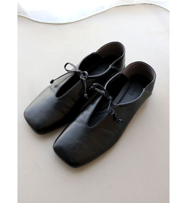 Ungrid「スリットデザインスクエアトゥフラットシューズ」|その他|