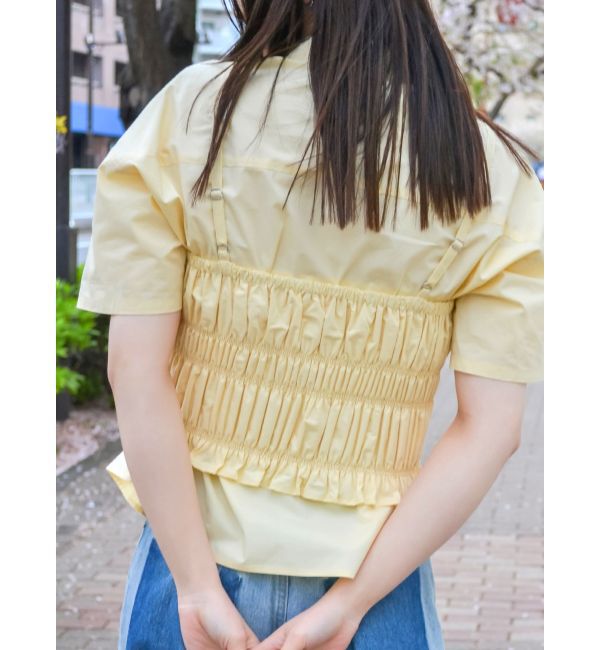 Ungrid「マルチウェイビスチェレイヤードシャツ」|シャツ・ブラウス|