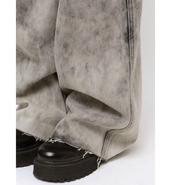 EVRIS「ブリーチデニムカーゴパンツ」|デニム|