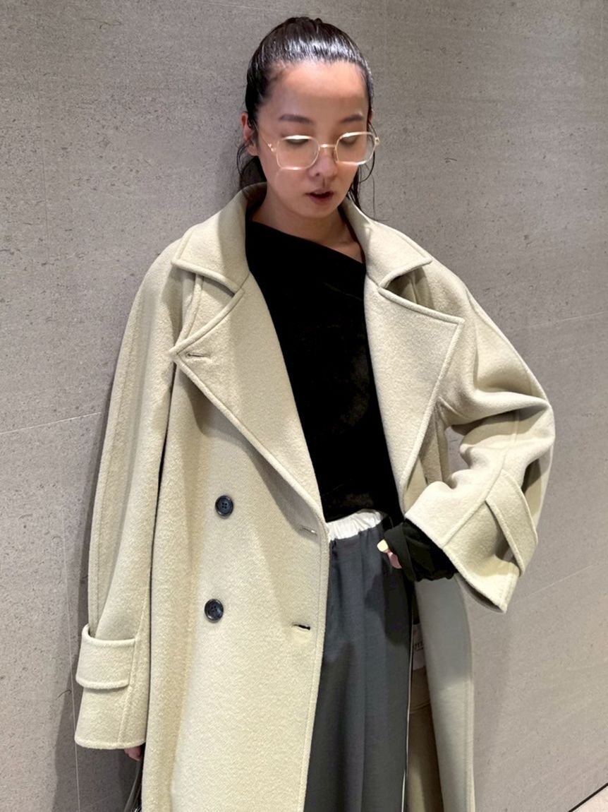 emmi atelier「ベロアアシンメトリートップス」|Tシャツ・カットソー|