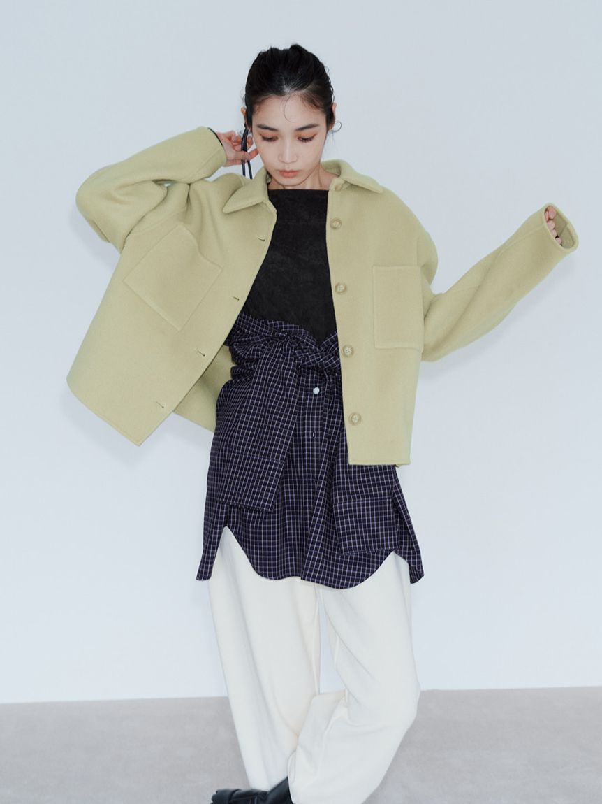 emmi atelier「ベロアアシンメトリートップス」|Tシャツ・カットソー|KKI