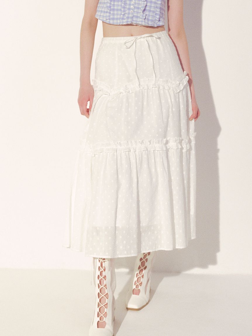 FURFUR「フレアデザインスカート」|スカート|WHT