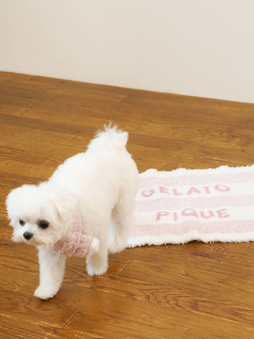  GELATO PIQUE CAT&DOG「【CAT&DOG】ジェラートメランジ2ボーダーブランケット」|その他|