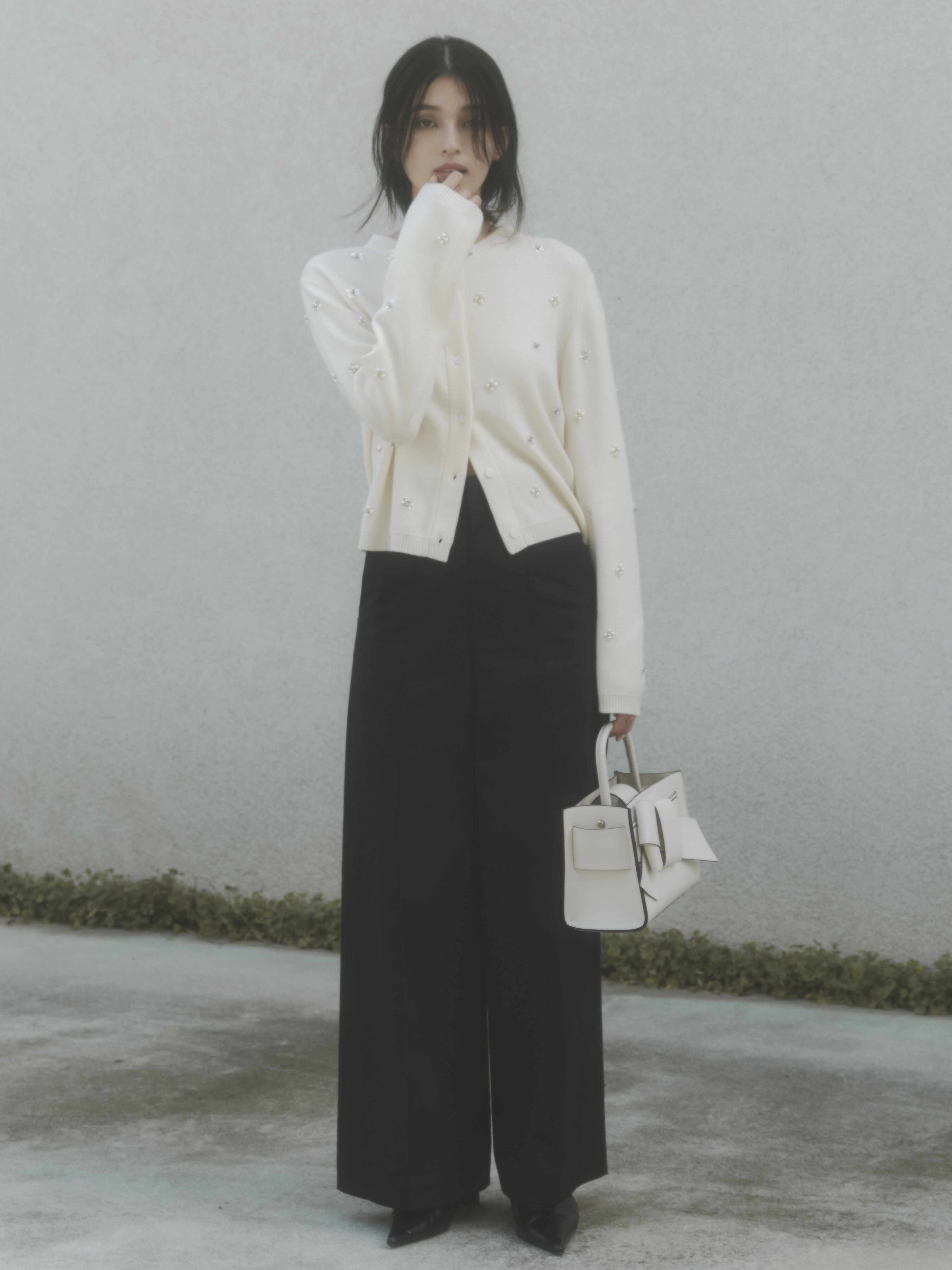 FRAY I.D「【ルエル】リボンミドルバッグ【WEB限定カラーあり】」|ハンドバッグ|