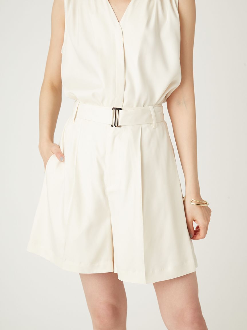 FRAY I.D「ウォッシャブルクールサテンショートパンツ／ウォッシャブル・接触冷感」|その他|