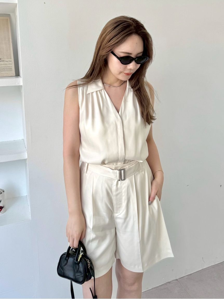 FRAY I.D「ウォッシャブルクールサテンショートパンツ／ウォッシャブル・接触冷感」|その他|