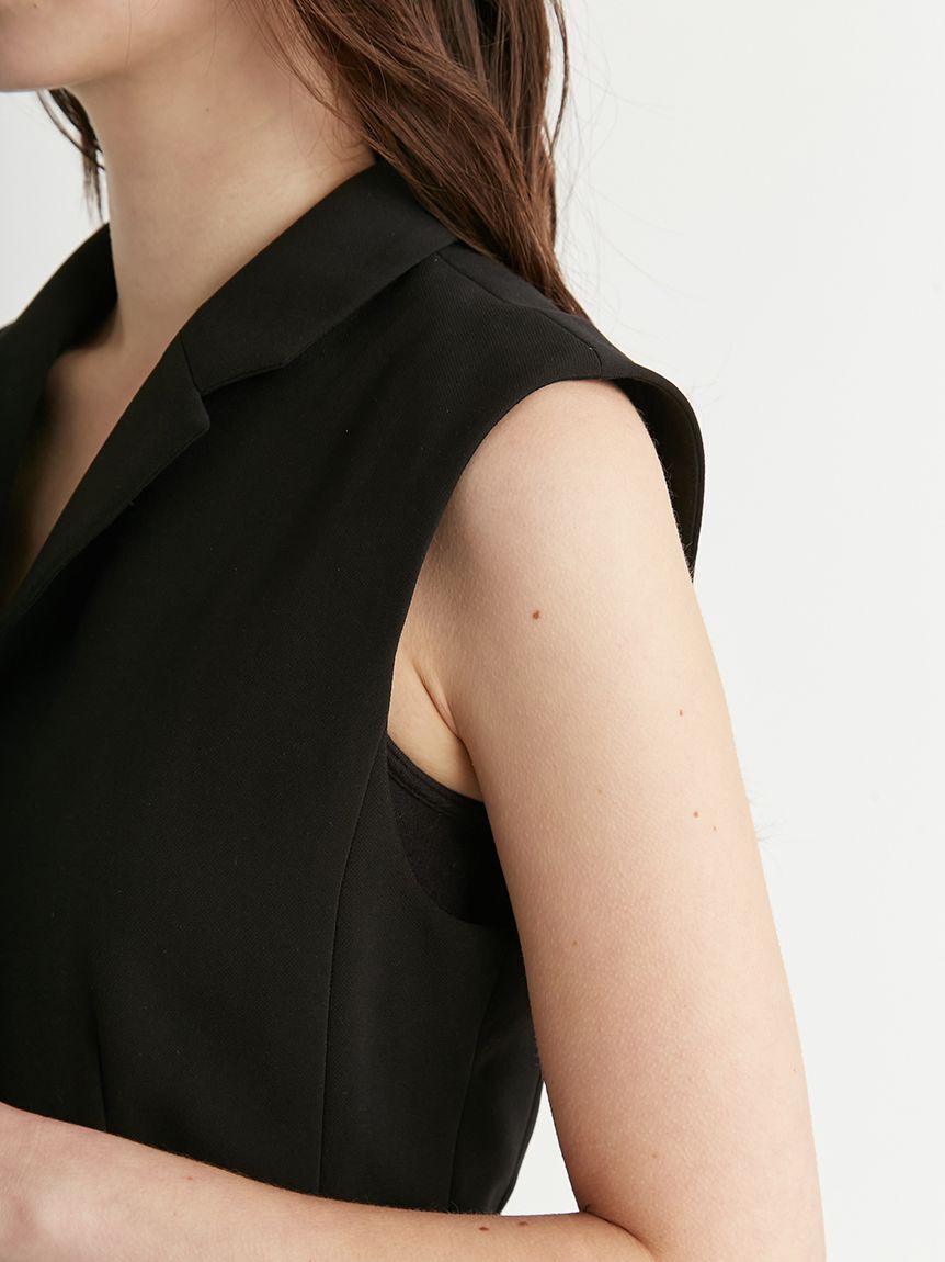 CELFORD「ペプラムショートジレ」|ダウンベスト・ベスト|