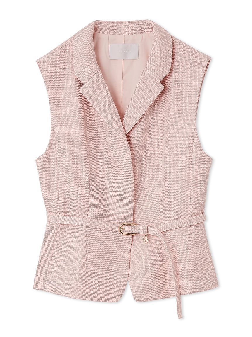 CELFORD「ペプラムショートジレ」|ダウンベスト・ベスト|