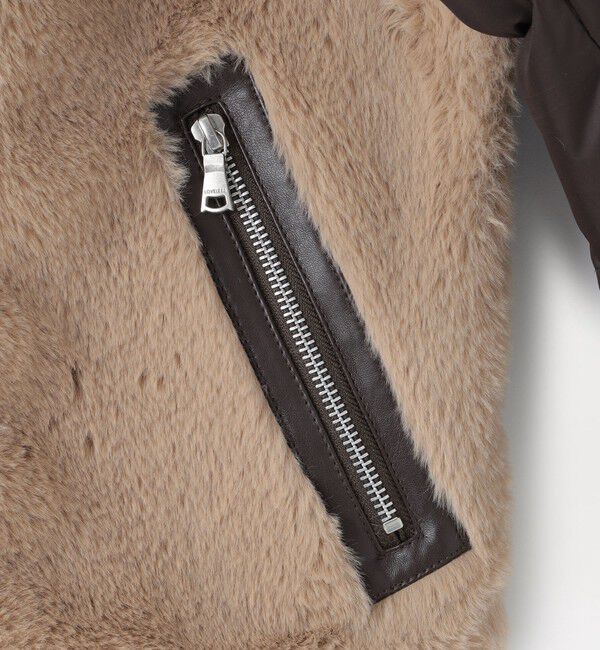  「ファーコンビライダースダウン」|ブルゾン・スタジャン|