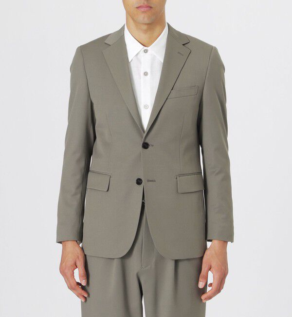  「ウールミックスツイルジャケット」|テーラードジャケット|