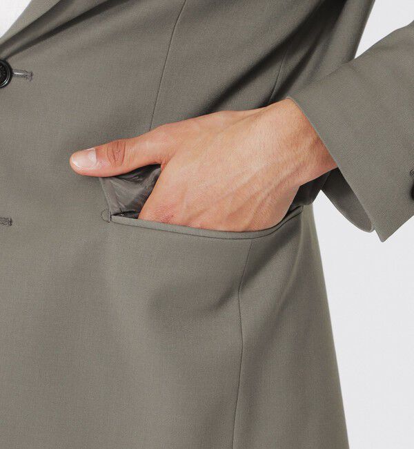  「ウールミックスツイルジャケット」|テーラードジャケット|